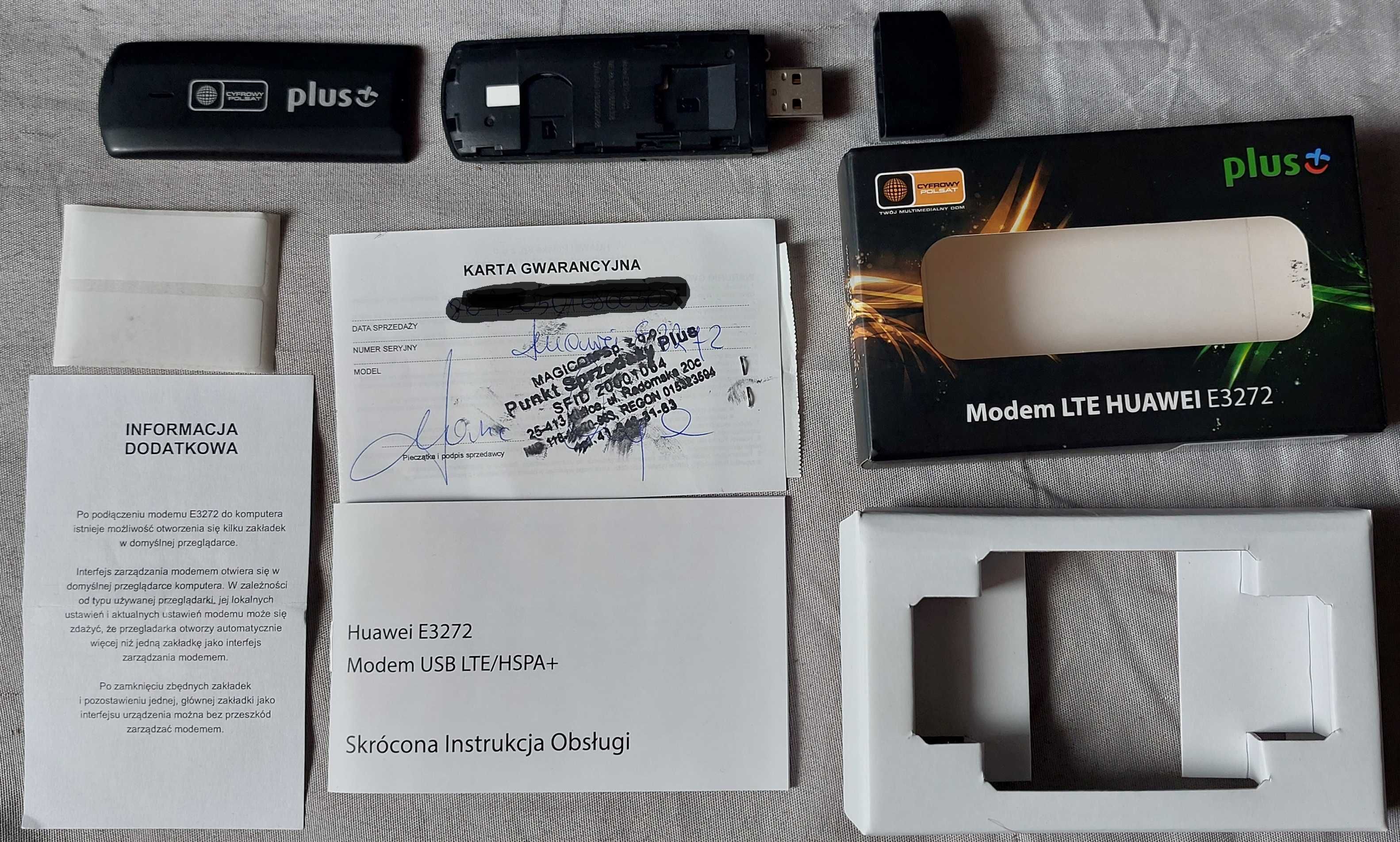 Sprzedam modem LTE Huawei E3272s-153 HiLink