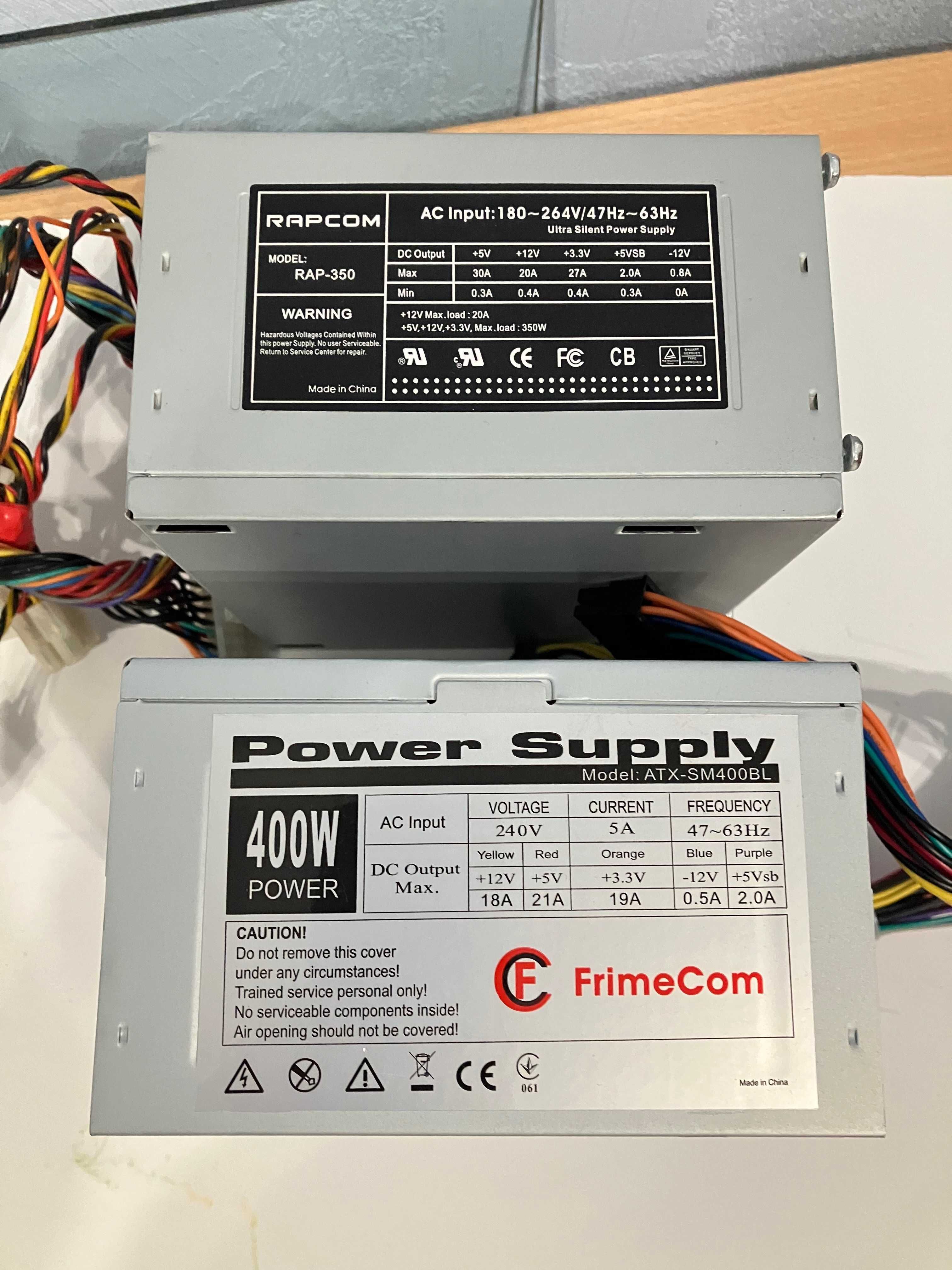 Блок питания RAPCOM Rap 350W, Power Supply 400W