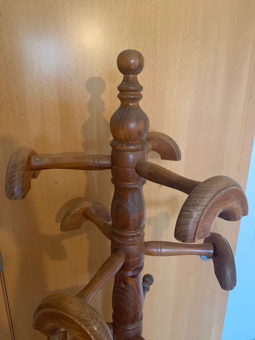 Bengaleiro  de madeira vintage