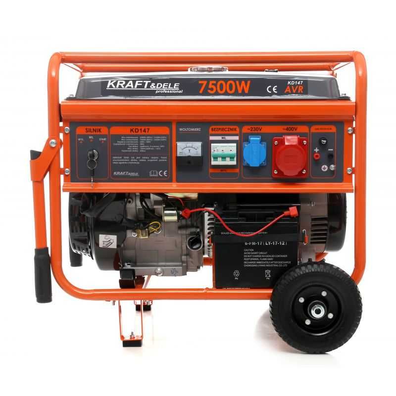 KRAFT&DELE Agregat Prądotwórczy 7500w Generator Avr 230/400v