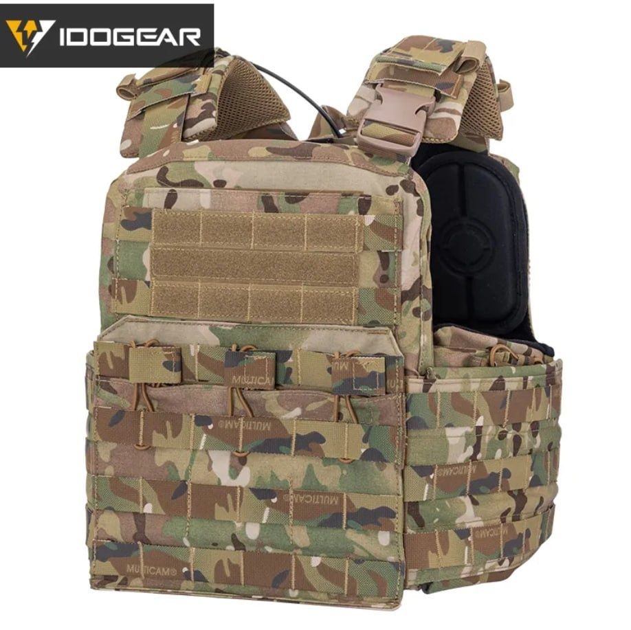 Плитоноска в сборе  idogear цвет multicam.
фурнитура YKK + рюкзак