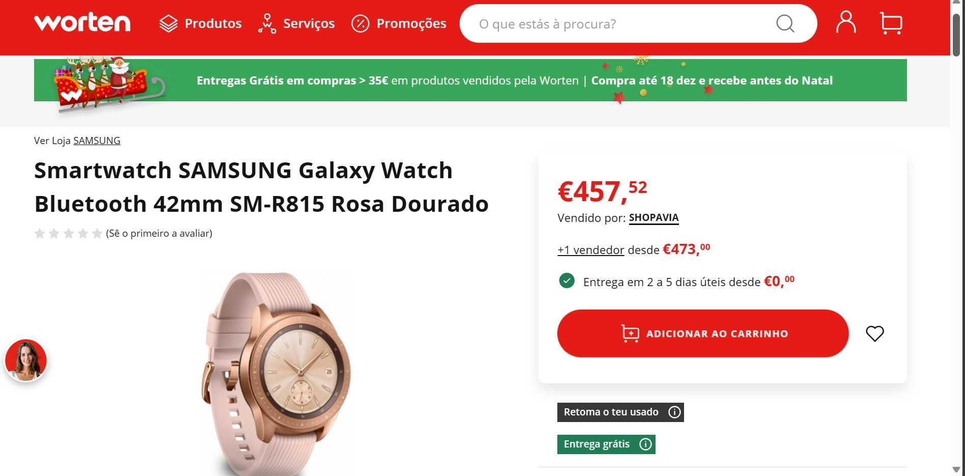 Smartwatch SAMSUNG Galaxy Watch