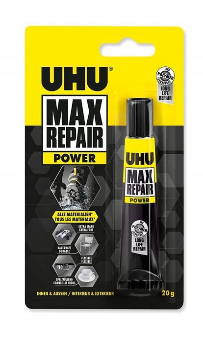 outlet uhu 45820 max repair extreme klej gumowy naprawczy 20 g mocny