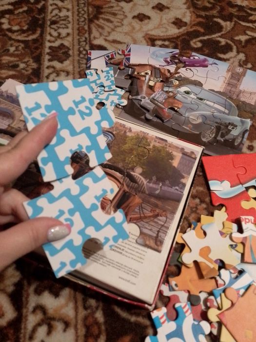 Продам крупні пазли! Машини. Не картон, Крутезна якість