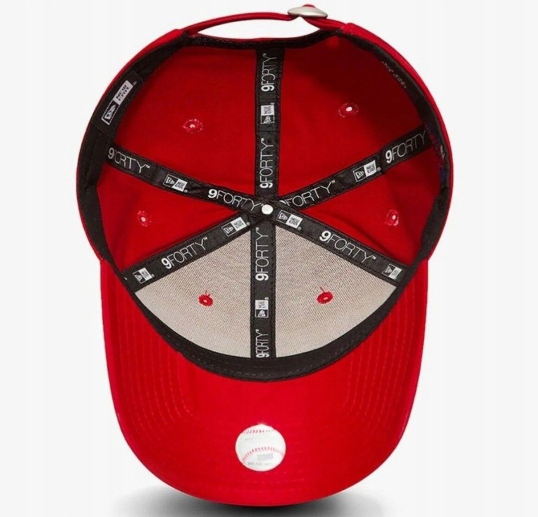 New Era czapka z daszkiem czerwony