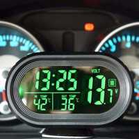 Relógio Digital LCD com Termómetro interior e exterior