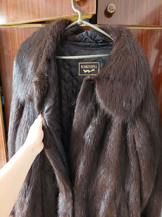 Шуба нутрия ,натуралка 56 размер