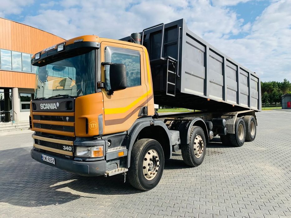 Scania P 114  Scania P 114 8x4 2000r Duża paka