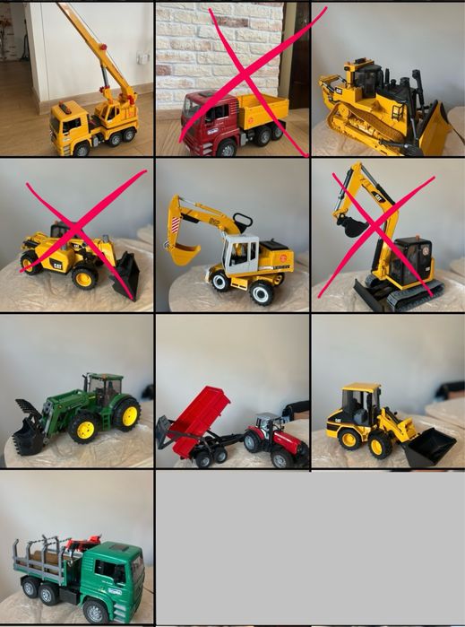 Спецтехніка Bruder, 7 іграшок