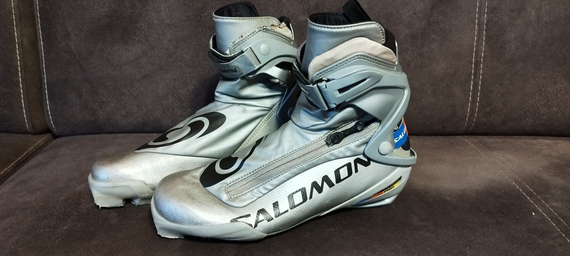 Zestaw narty biegowe  buty Salomon  40 SNS Pilot Profil