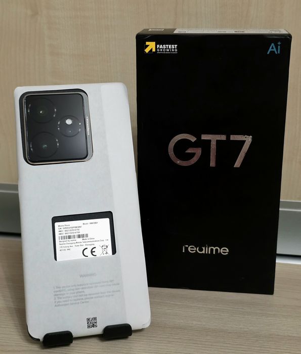 ‼️Realme GT 7 12/256Gb Black Global/7000Маг./НОВИЙ‼️