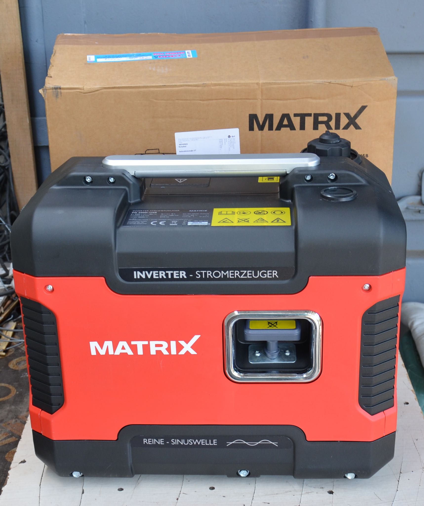 Генератор инверторный, Matrix PG 2000i - USB 2 кВт Германия, новый