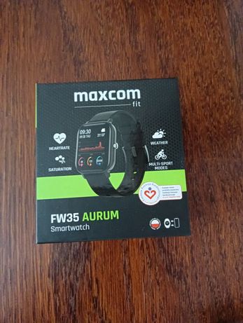Nowy, zaplombowany smartwatch Maxcom FW35 Aurum