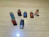 Переходники з type-c на usb та type-c на Lightning