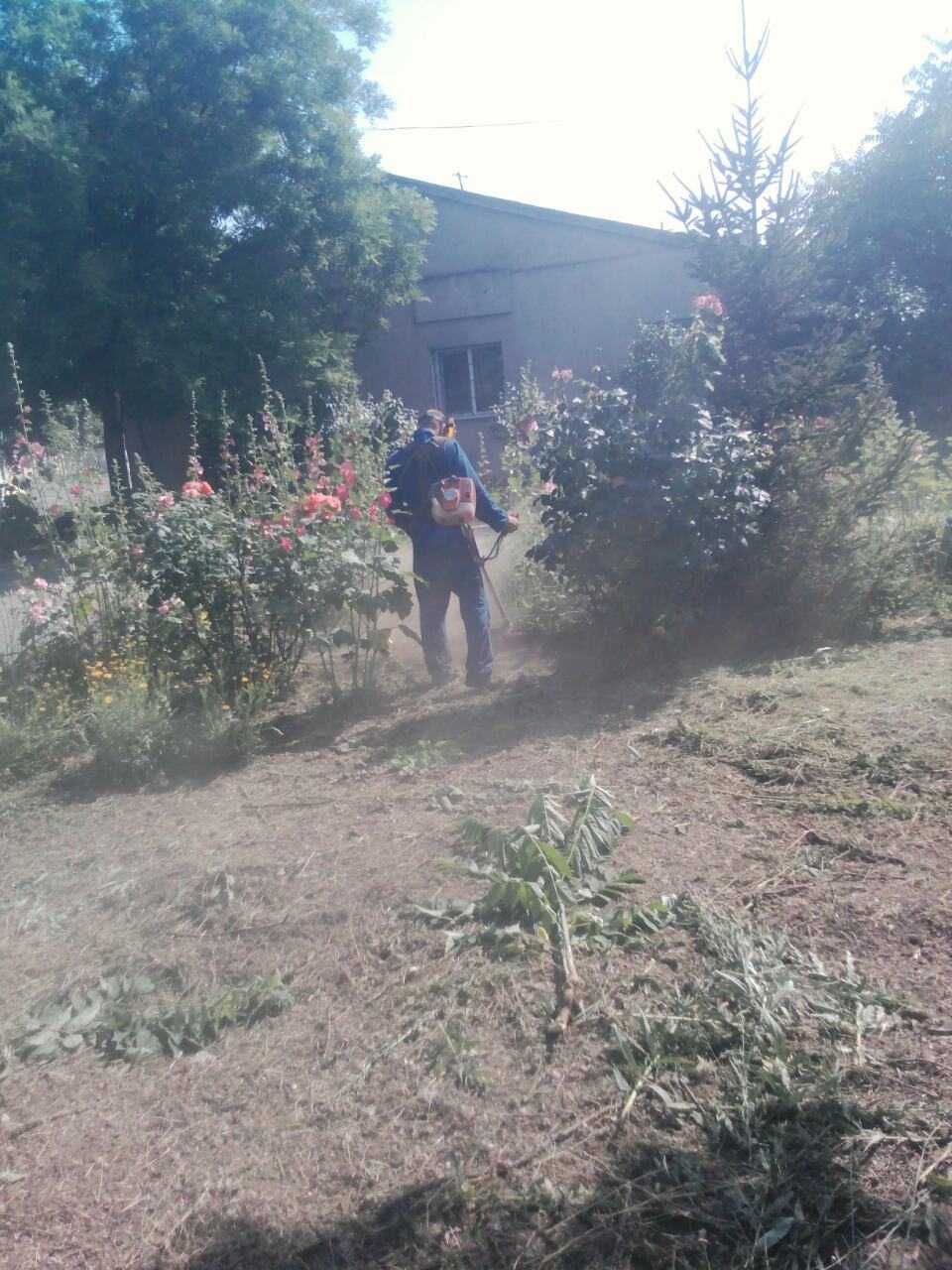 Расчистка уборка запущенных участков обрезка сада