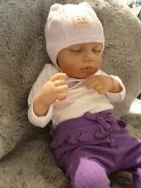 Realistyczna lalka typu Reborn śpiący bobas duża 50cm nowa szybka wysy