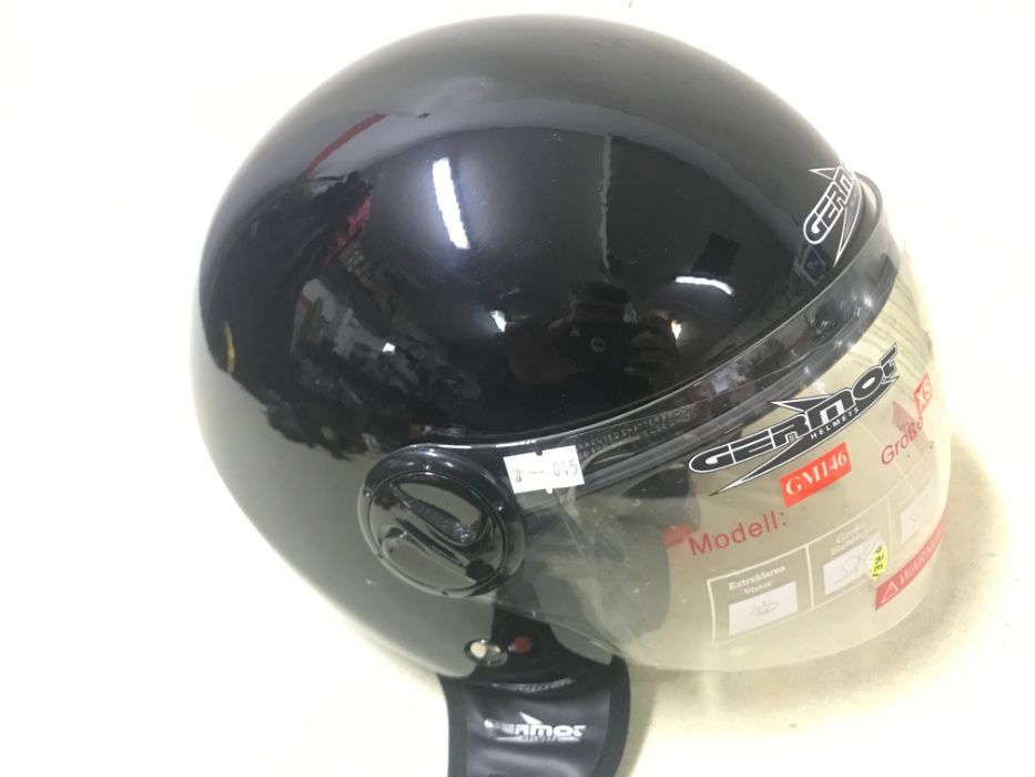 Kask Motocyklowy Germot GM 146 Niemiecki OUTLET Jakość XS Otwarty