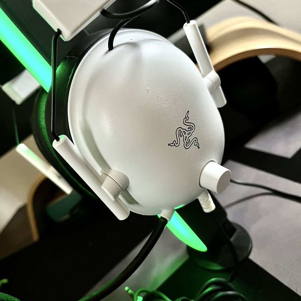 Razer BlackShark V2 X White – Headset Gaming com fio
