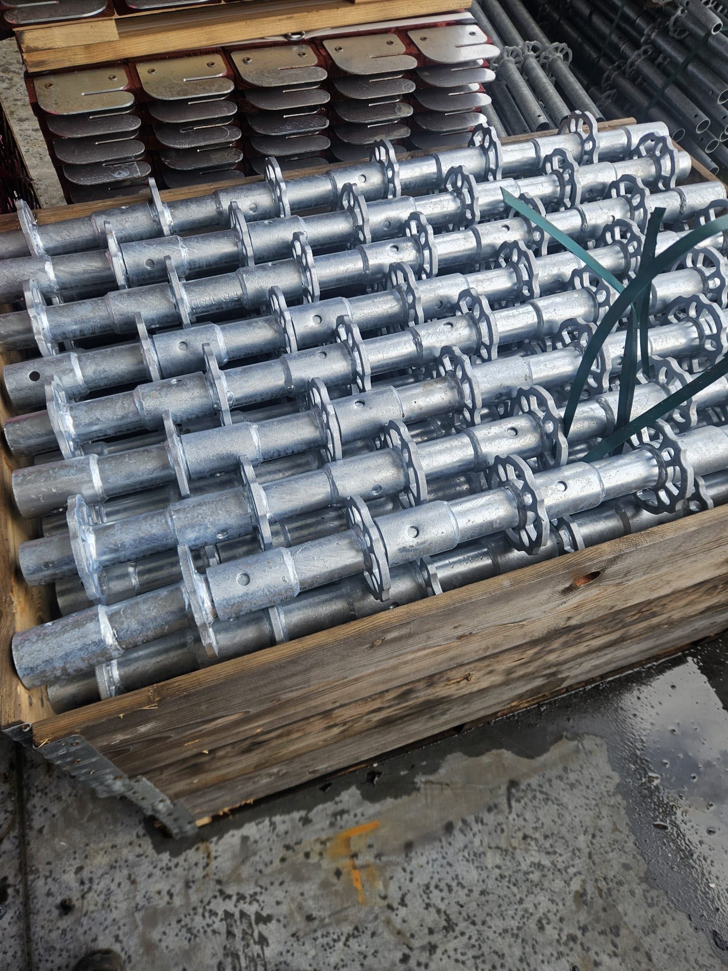 Rusztowanie modułowe  klinowe 100m2 15 długość x 6,4 wysokość robocza