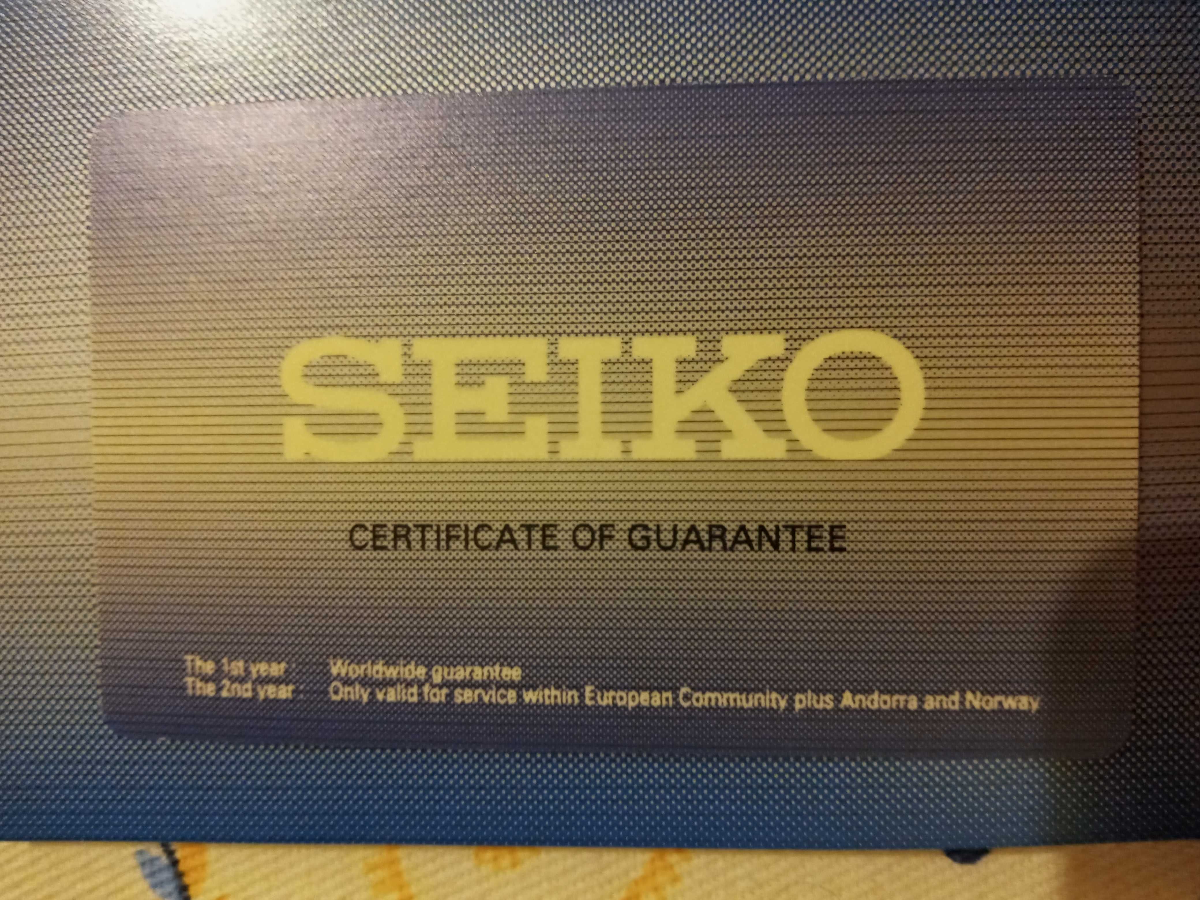 Bonito relogio SEIKO ediçao limitada