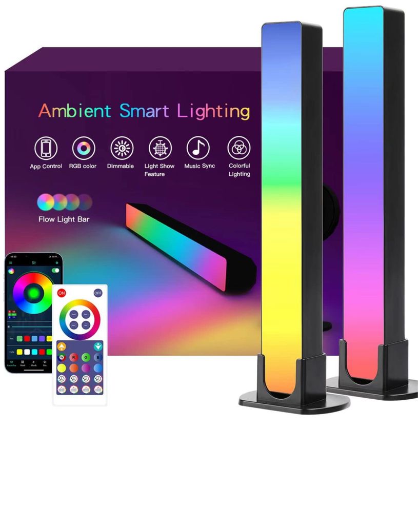 SNADER LED Light Bar, TV Backlight, Gaming Lamp Works RGB