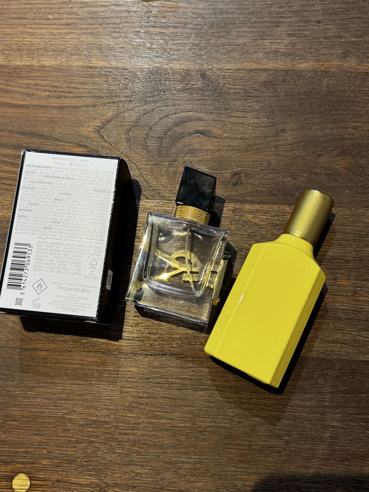 Puste flakony opakowania perfumy gucci yves saint laurent