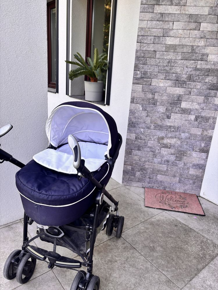 Włoski wózek dziecięcy TANIO Peg perego pliko switch 3 w 1