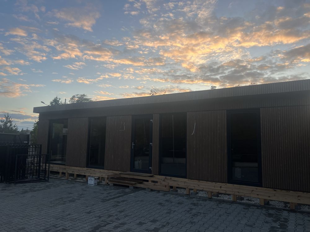 DOM modułowy Caloroczny mieszkalny 80 m2 - 5 modulow