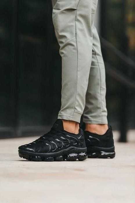 Мужские кроссовки Nike Air VaporMax Plus Black 40-45 найк аир Обнова!