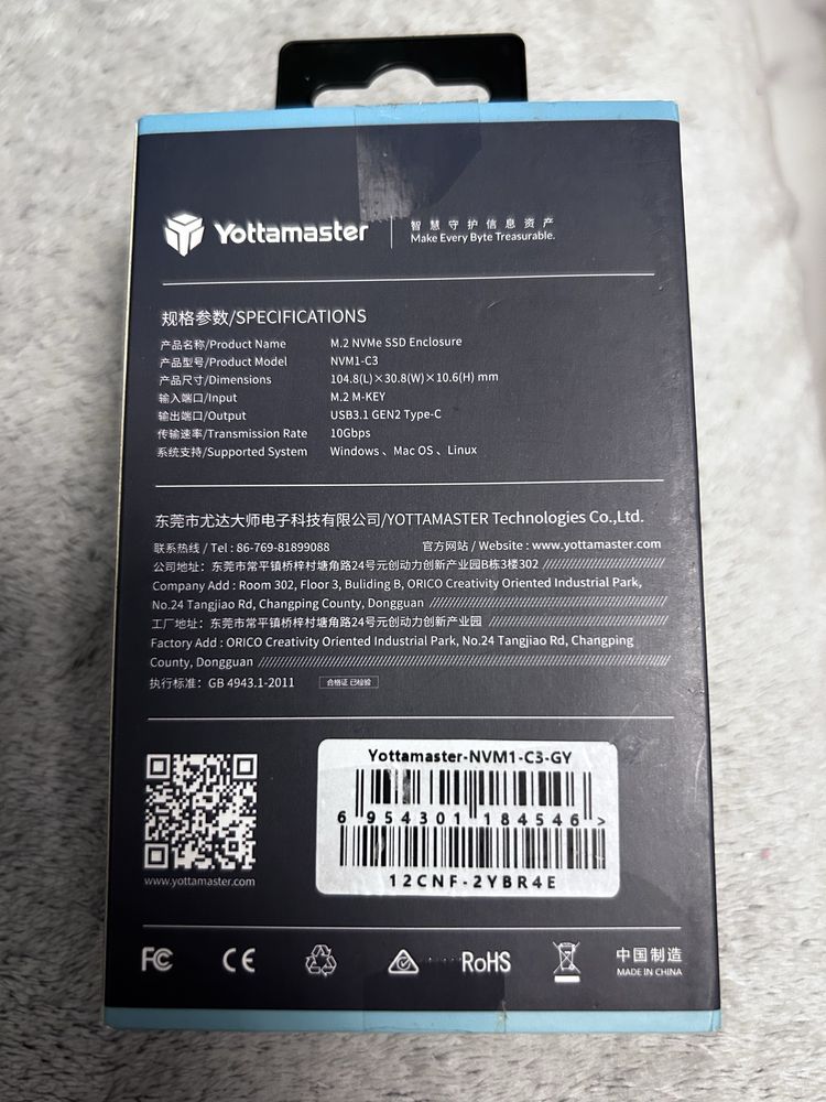 Obudowa dysku ssd YOTTAMASTER dysk pamięć