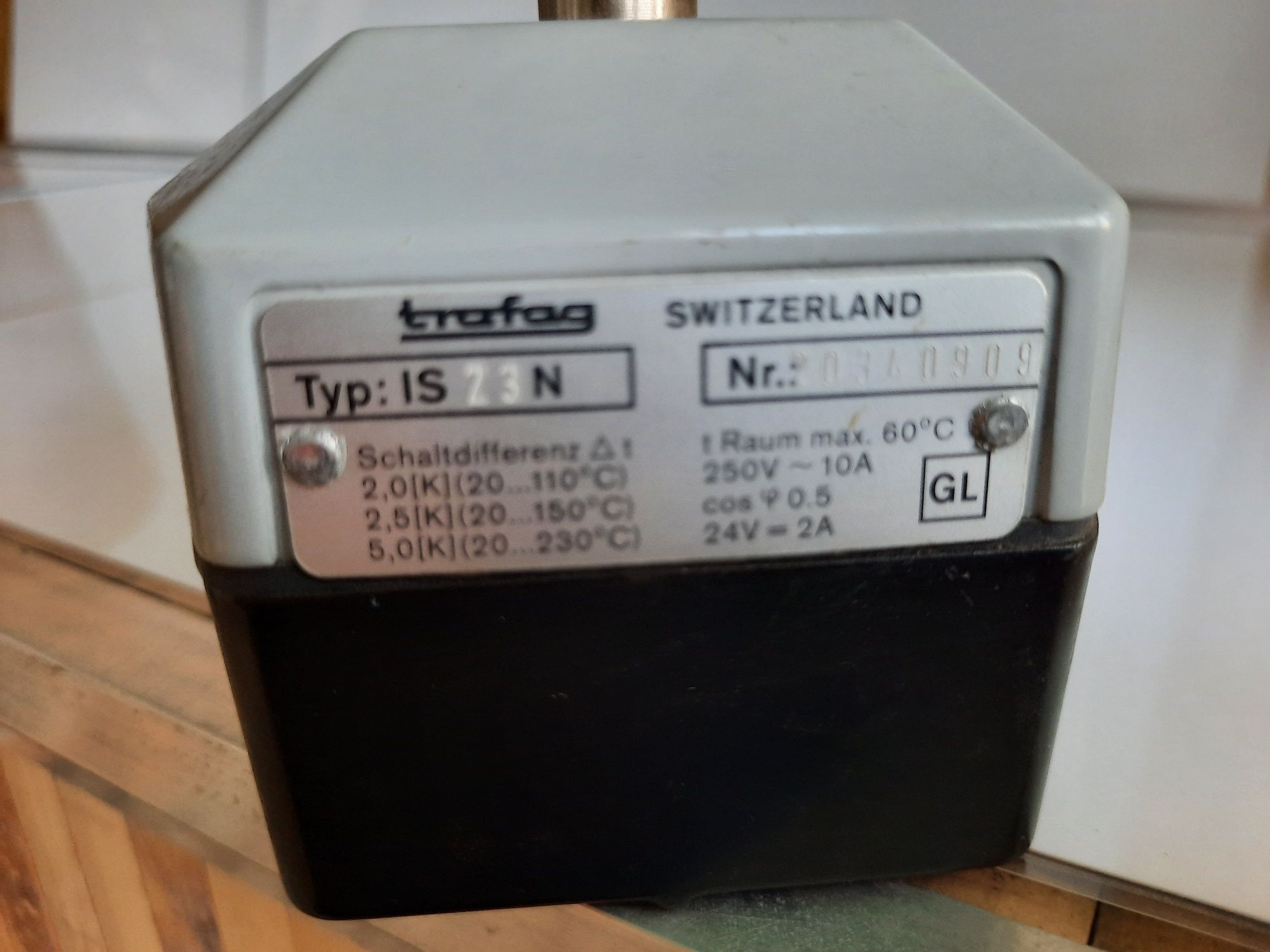 Термостат TRAFAG, Швейцария