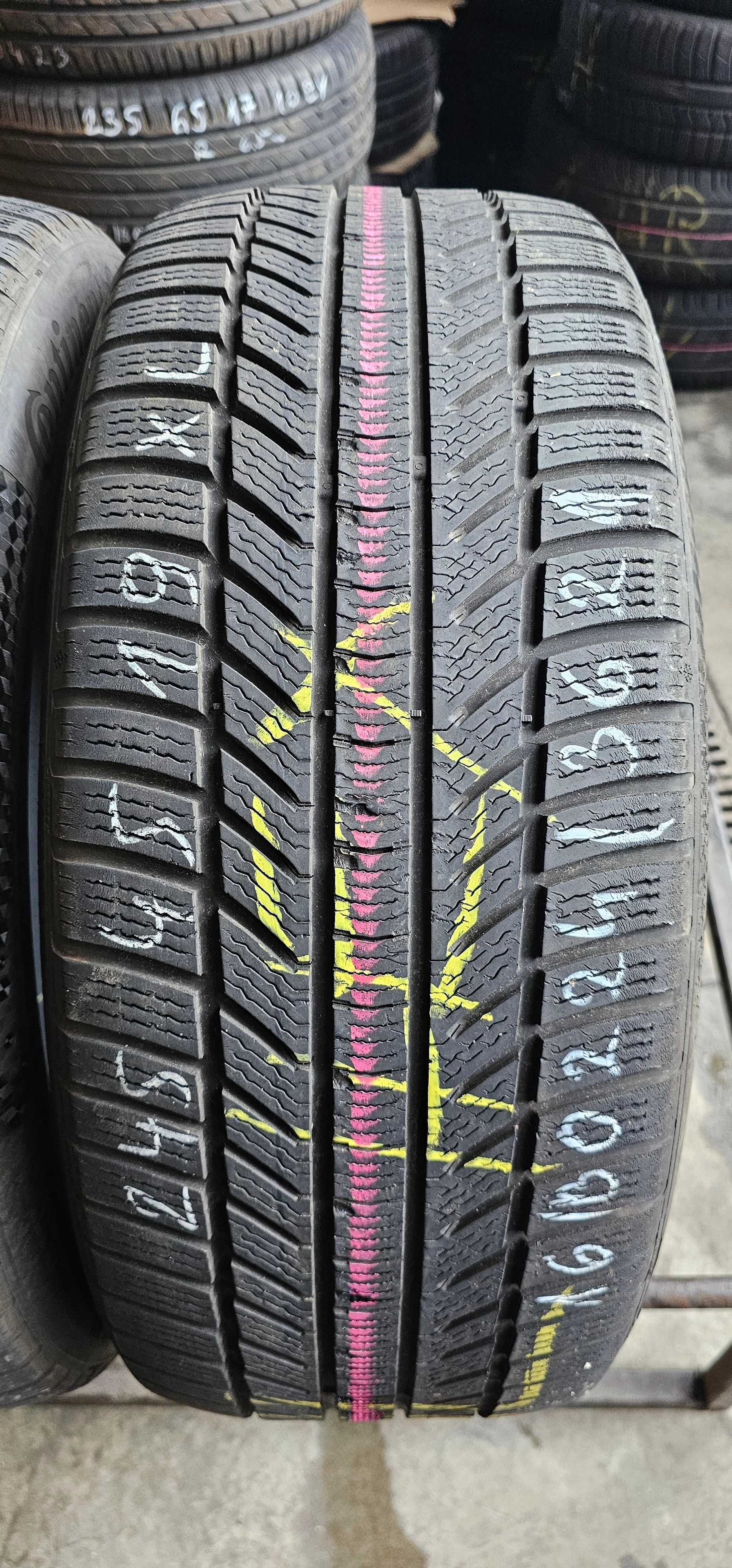 2szt opony zimowe używane 245/45R19 Continental Winter Contact TS870P