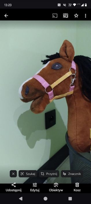 Hobby horse A4 brązowy