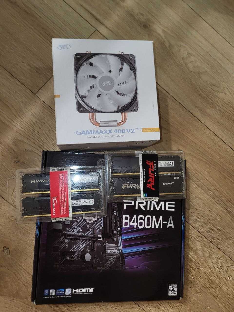 Продам комплект i7 10700F / ASUS B460M-A / 32GB DDR4 / Gammax 400v2