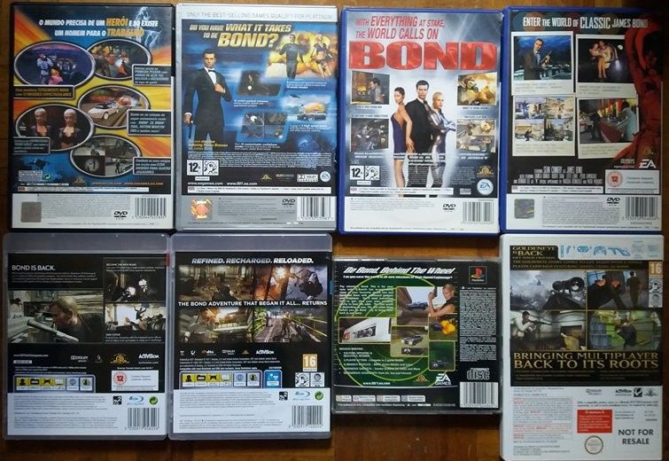 Jogos 007 James Bond Playstation e Nintendo