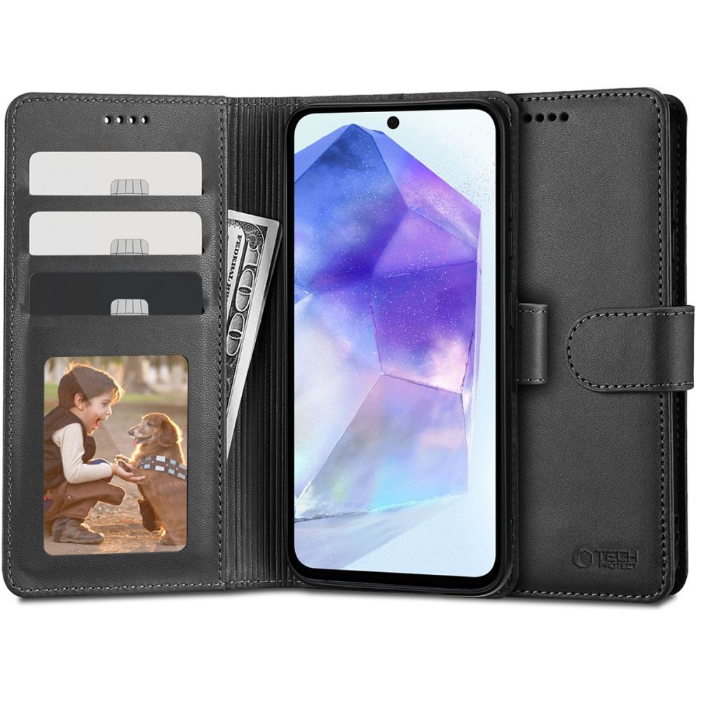 Tech-Protect Wallet Galaxy A55 5G Black