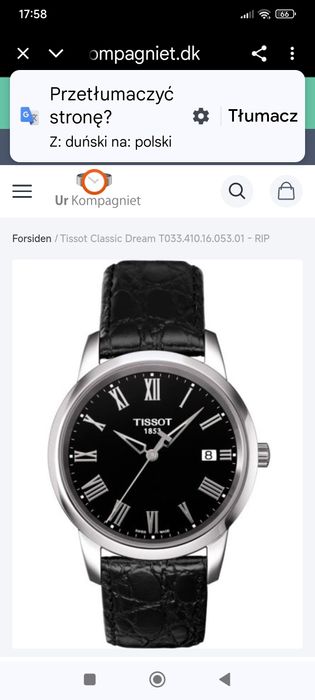 Zegarek Tissot Classic Dream