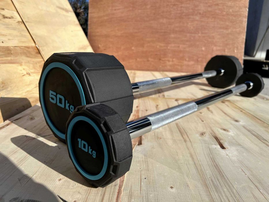 Zestaw 10 sztang stałych prostych