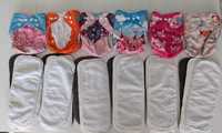 6 Fraldas reutilizáveis de bolso Alva Baby