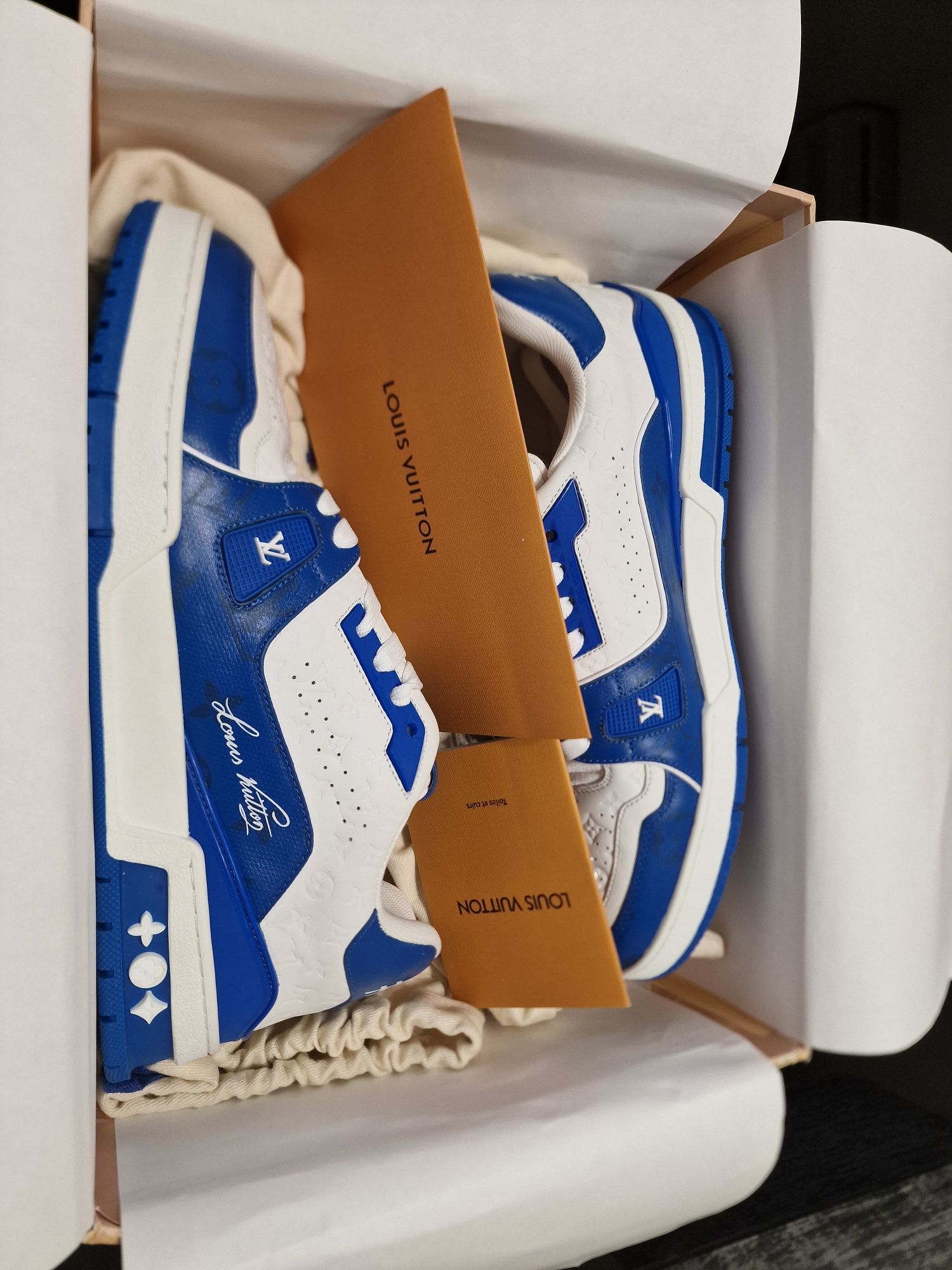 Louis Vuitton Trainers Blue #54