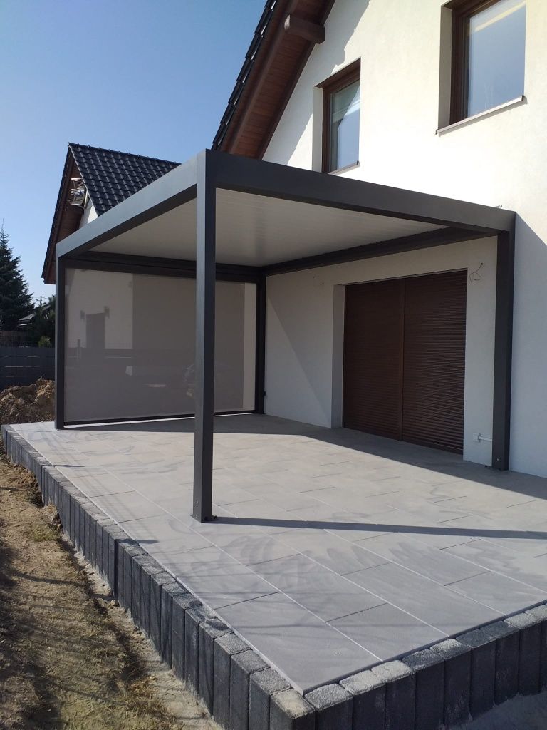 Pergola aluminiowa, aluminiowy obracany elektrycznie dach, PRODUCENT