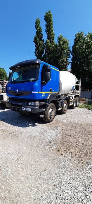 Продам Бетоновоз міксер Рено керакс 2011 року 9м³,СПАЛЬНИК
