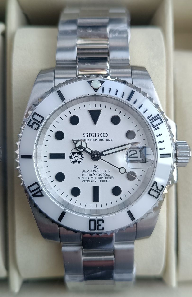 Годинник часы Sea-Dweller з механізмом NH35 від Seiko