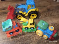 Traktor i pociąg