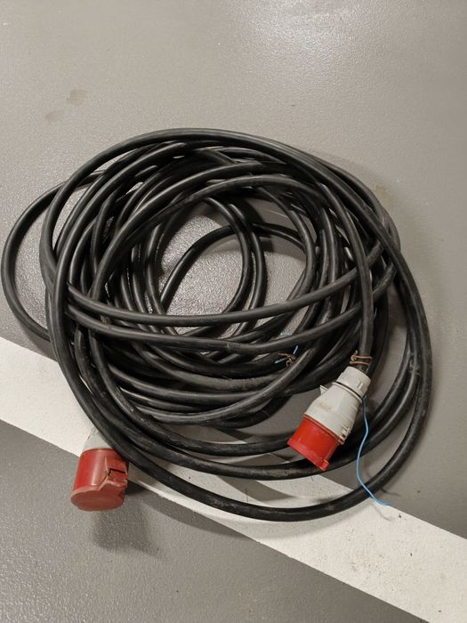 H07RN-F OnPD 5x6 27m kabel siłowy guma linka przedłużacz wtyki 32A