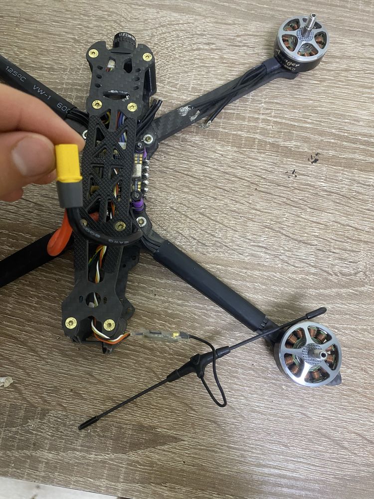 fpv дрон mark 4 295 mm в убитому стані