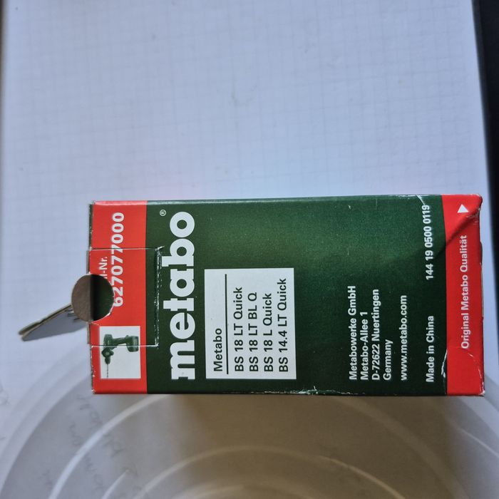 Przystawka kątowa Metabo