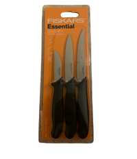 3 noże fiskars essential nowe