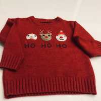 NEXT oryginalny świąteczny sweterek rozm  ok 98 , ang rozm . 82