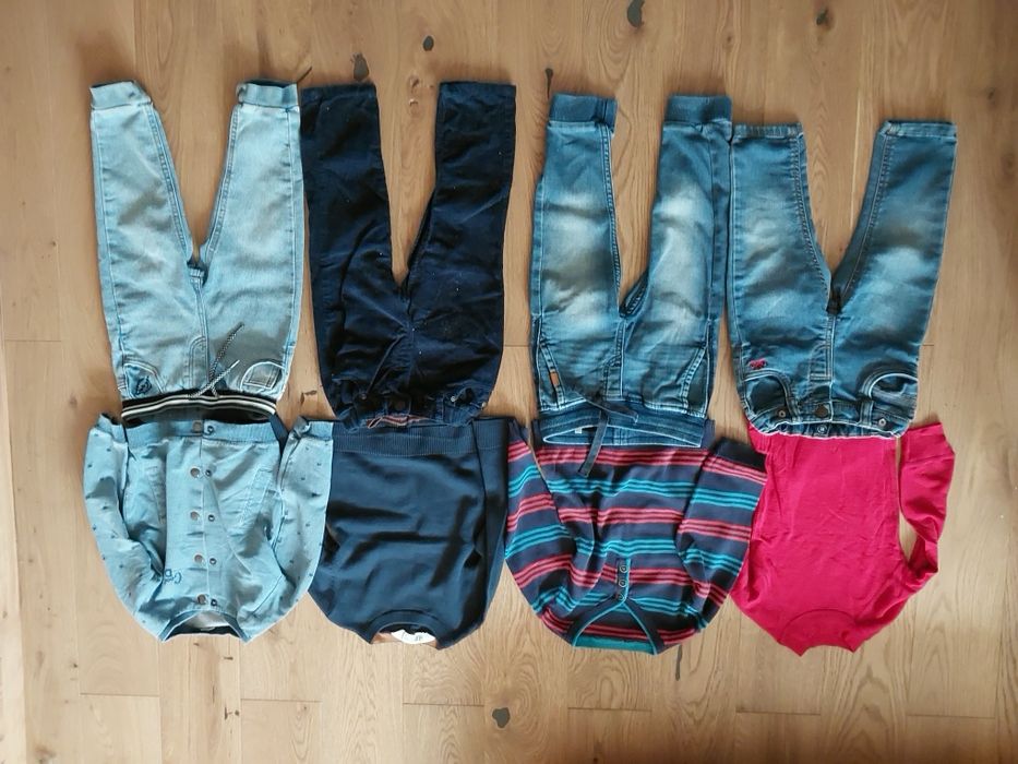 Zestaw ubranek dla chłopca body merino 86-92